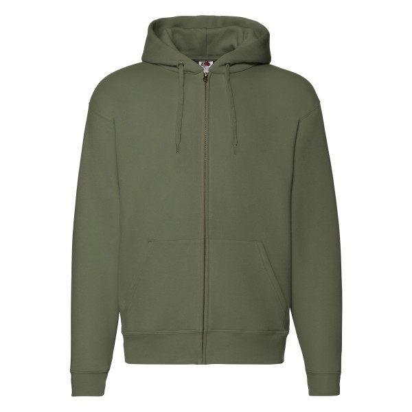 Felpa con zip con cappuccio